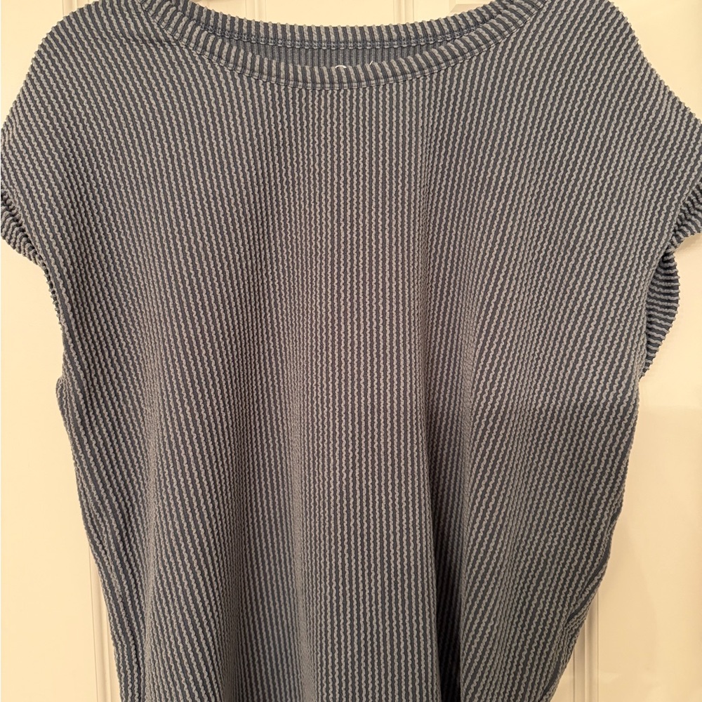 Maurices Striped gray on gray Women's Top